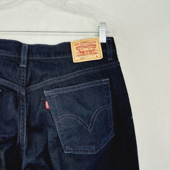 Levi's Black Cotton High Rise Boot Cut Jeans 2230 - Picture 5 of 9